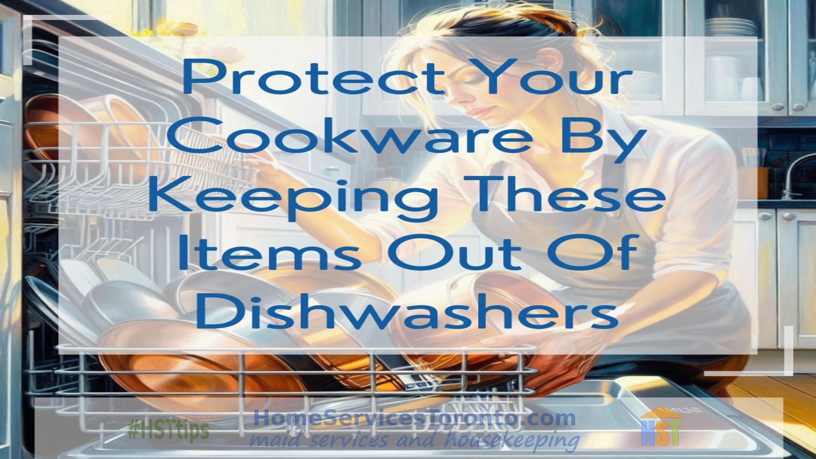 Avoid cookware damage in the dishwasher