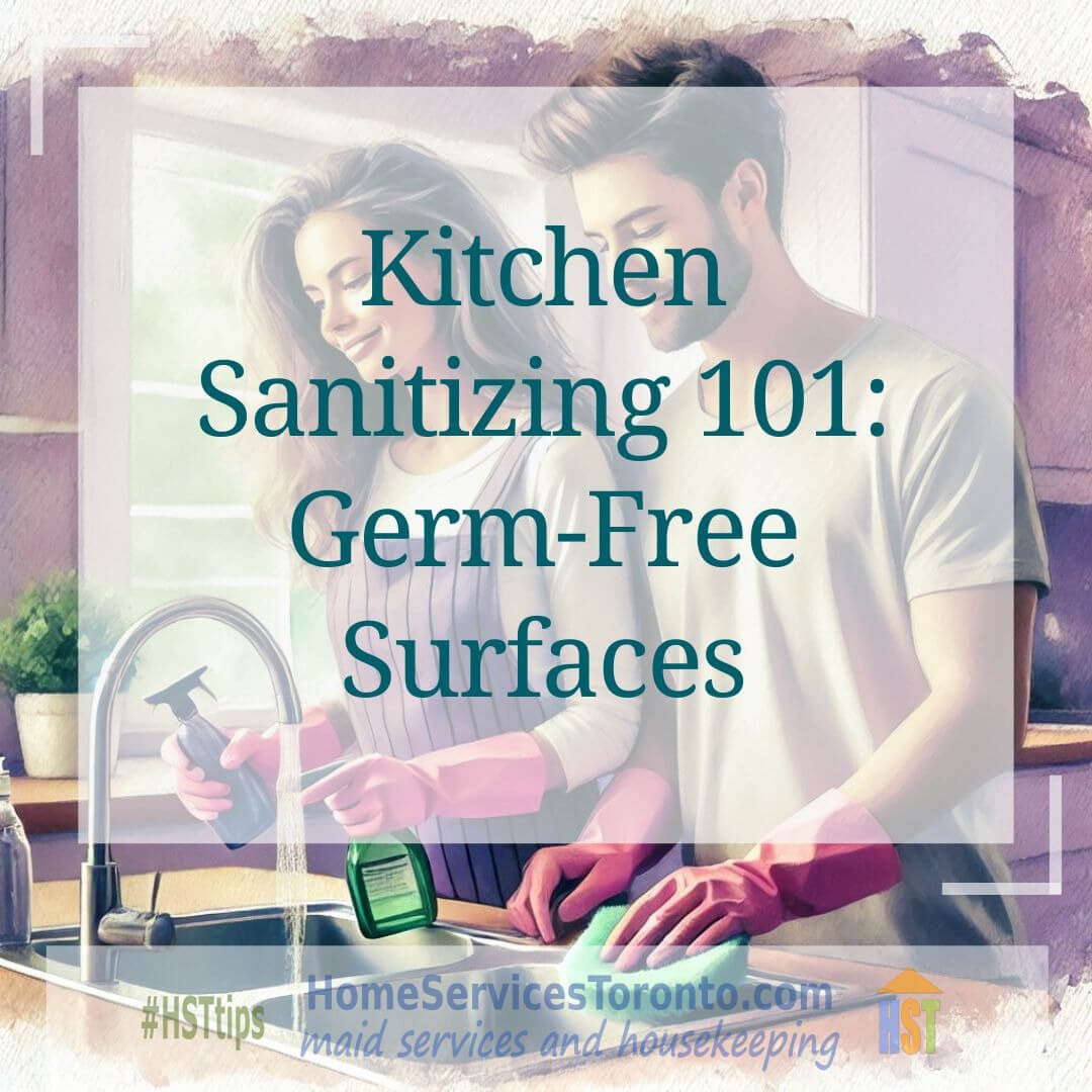 Kitchen Sanitizing 101: Germ-Free Surfaces