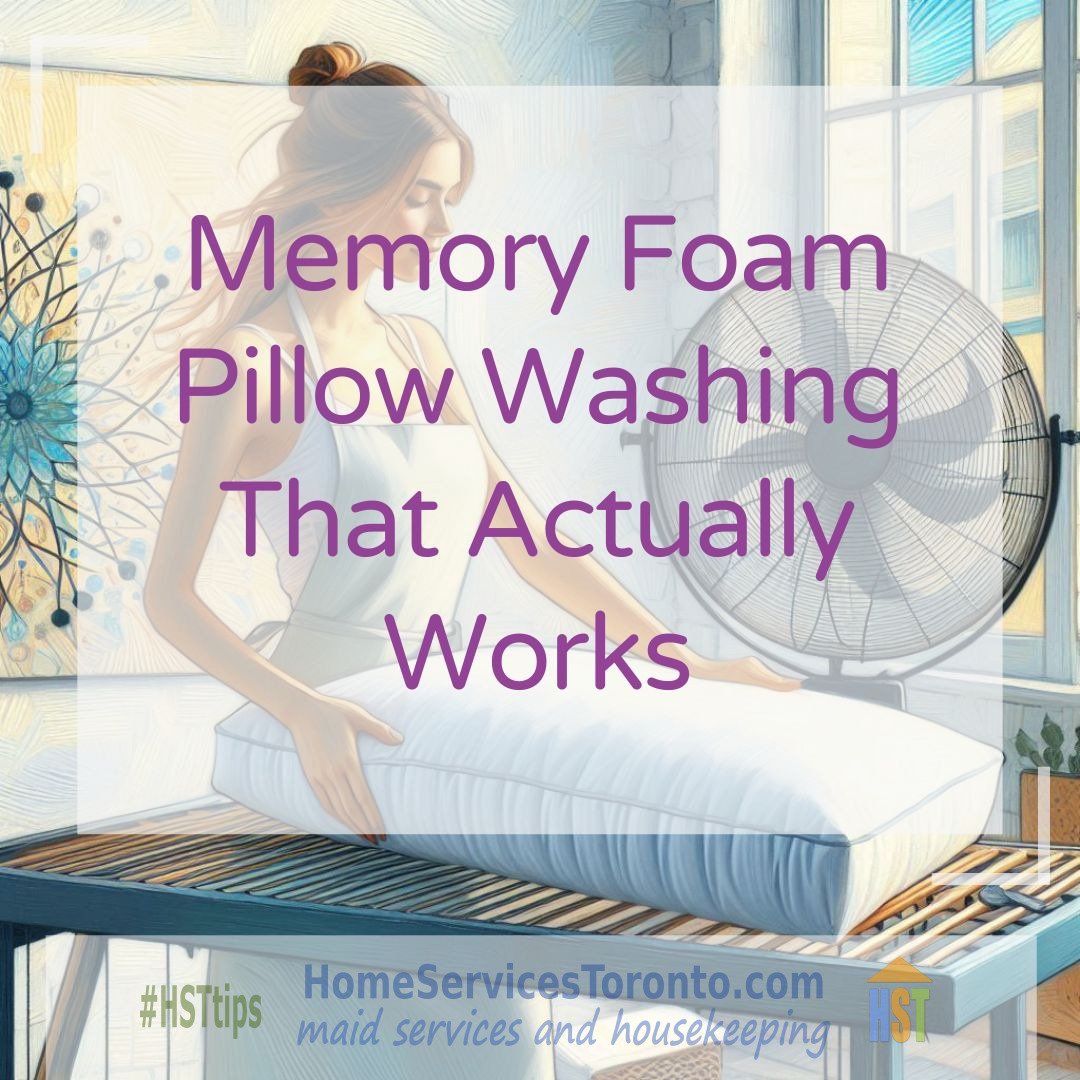 Memory Foam Pillow Washing That Actually Works