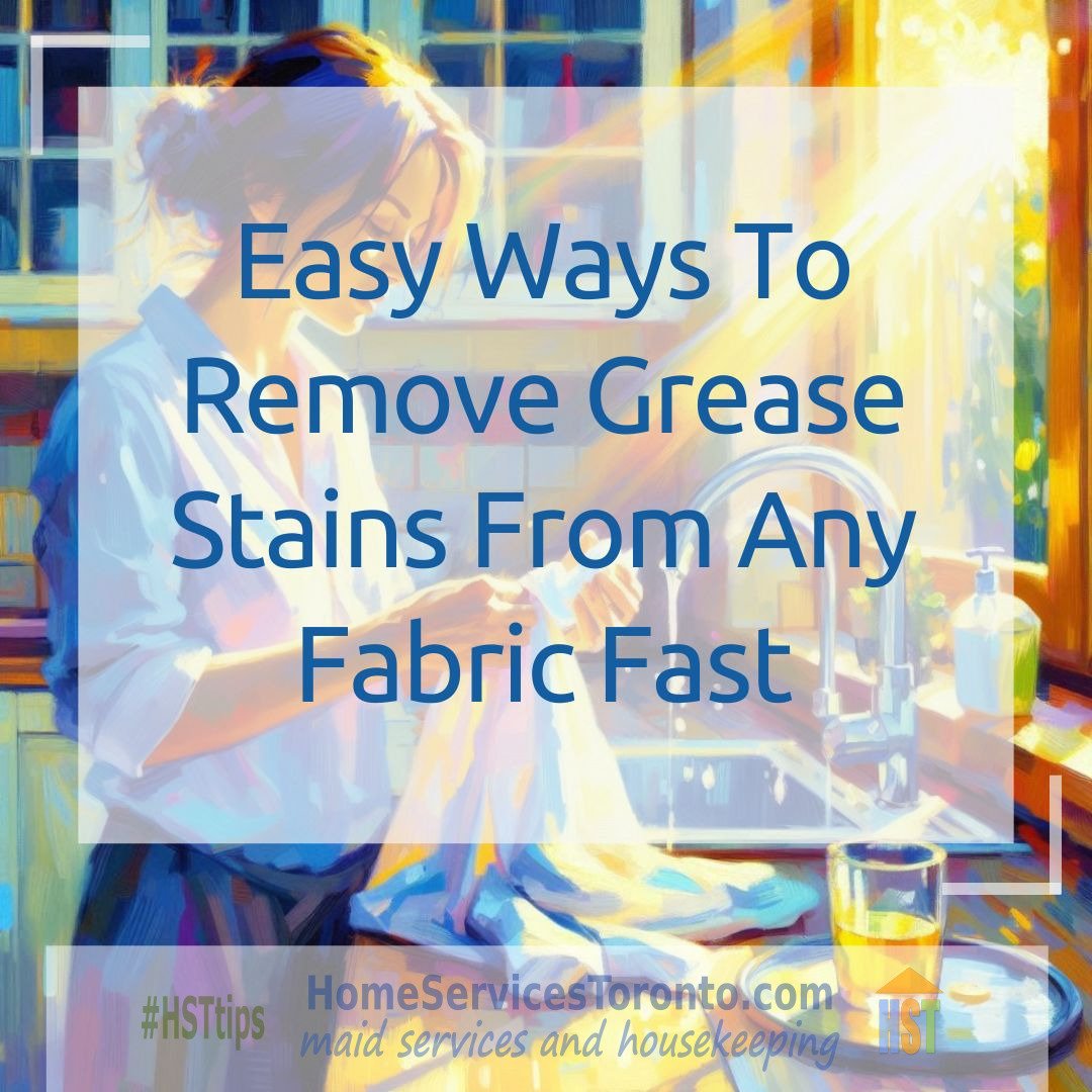 Easy Ways To Remove Grease Stains From Any Fabric Fast