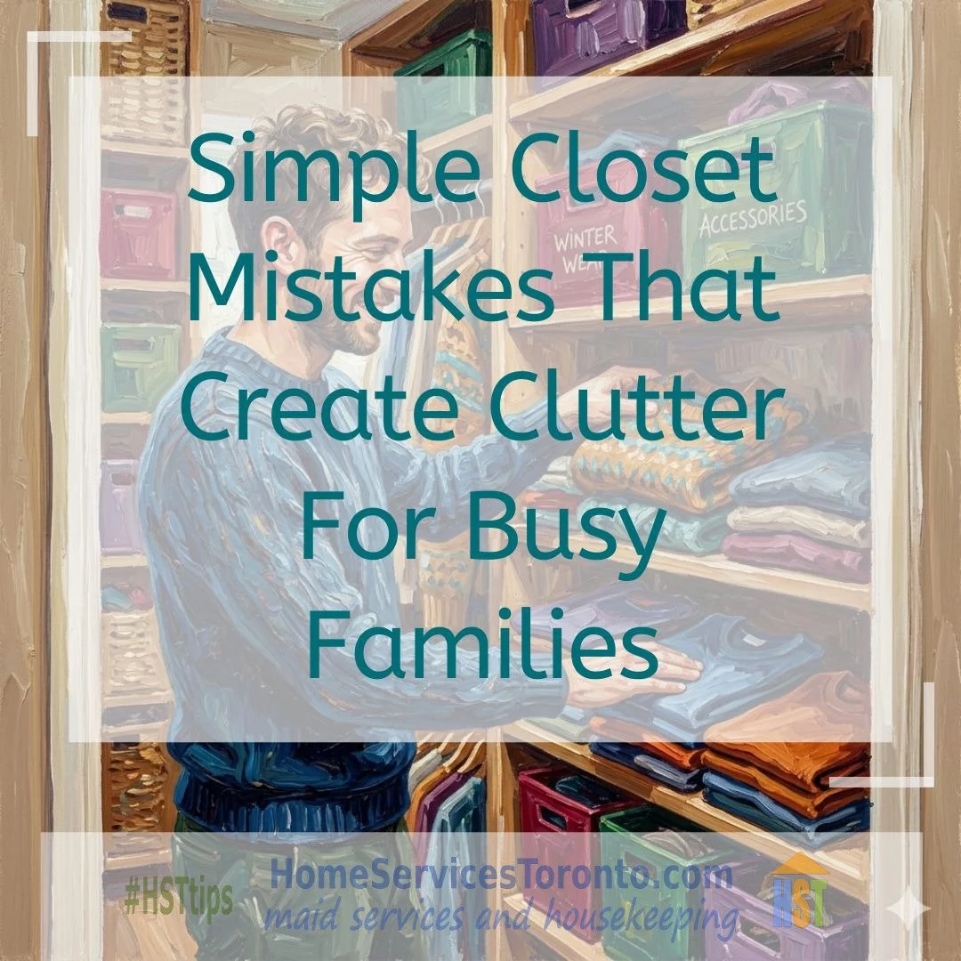 Simple Closet Mistakes That Create Clutter For Busy Families