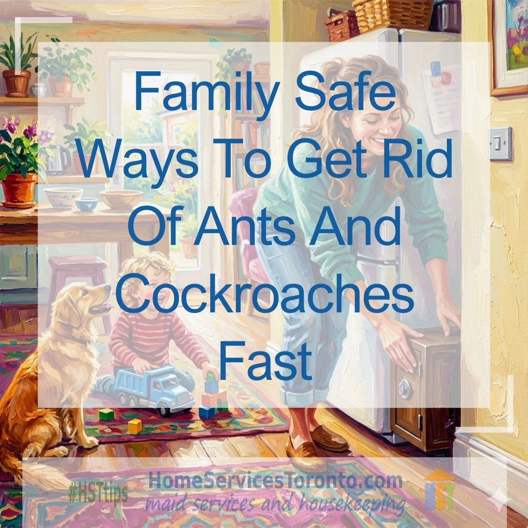 Family Safe Ways To Get Rid Of Ants And Cockroaches Fast