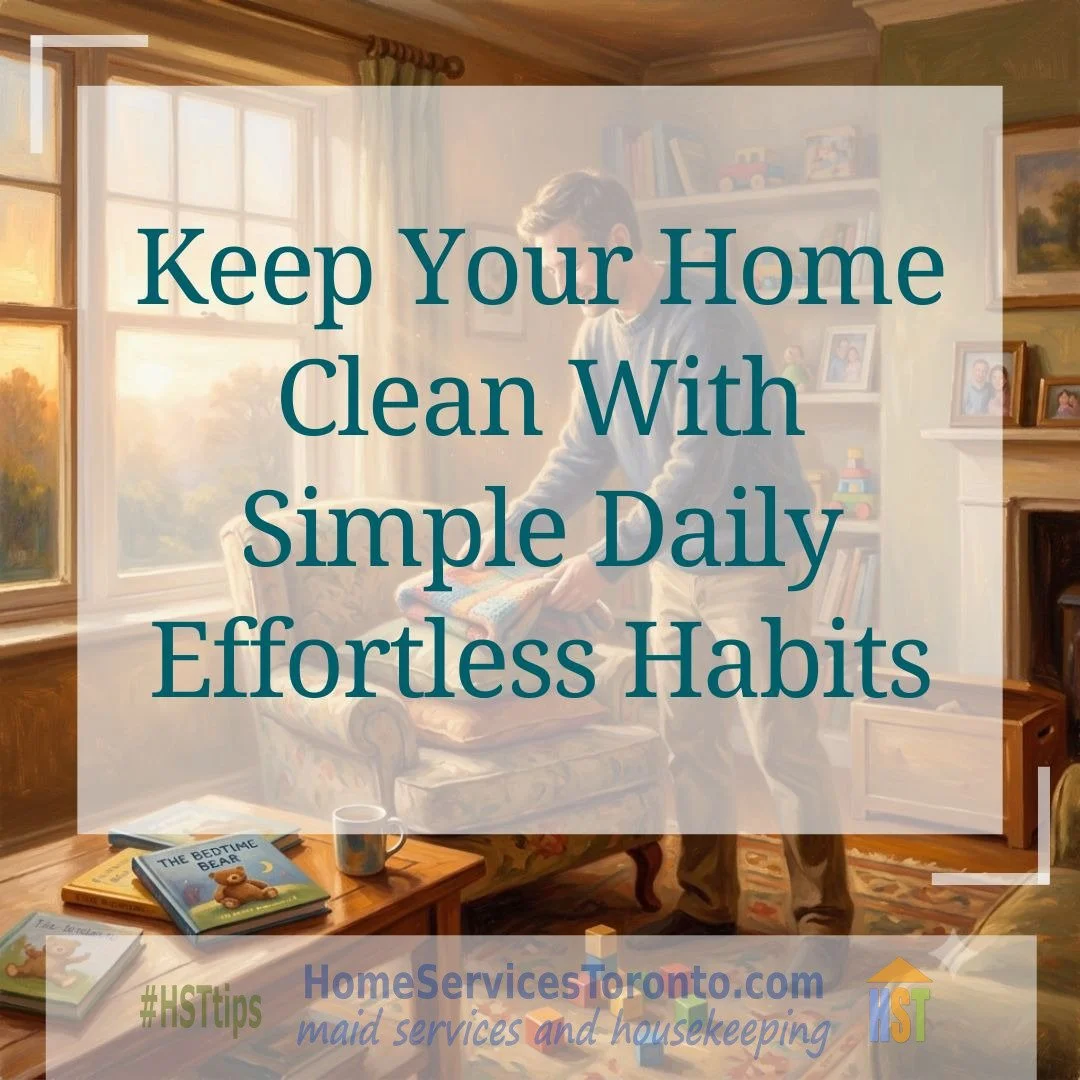 Keep Your Home Clean With Simple Daily Effortless Habits
