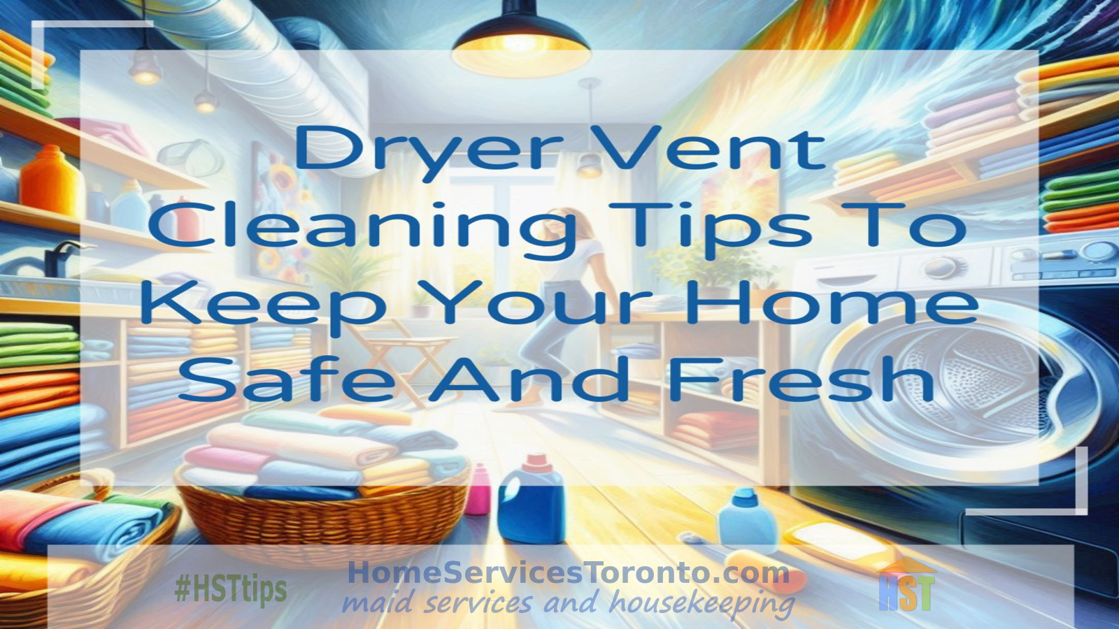 Clean dryer vent for safer home