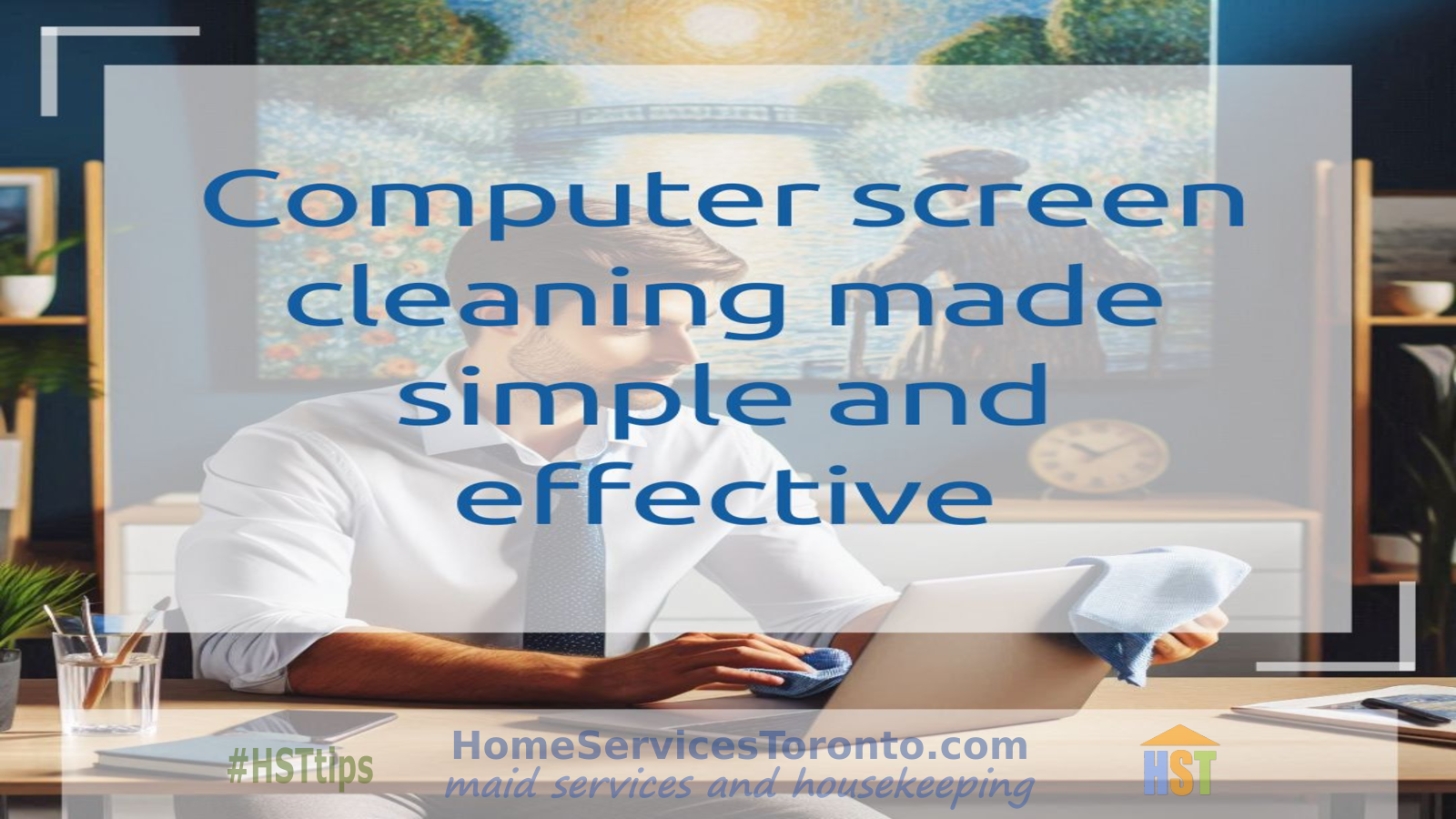 Streak free computer screen cleaning tips
