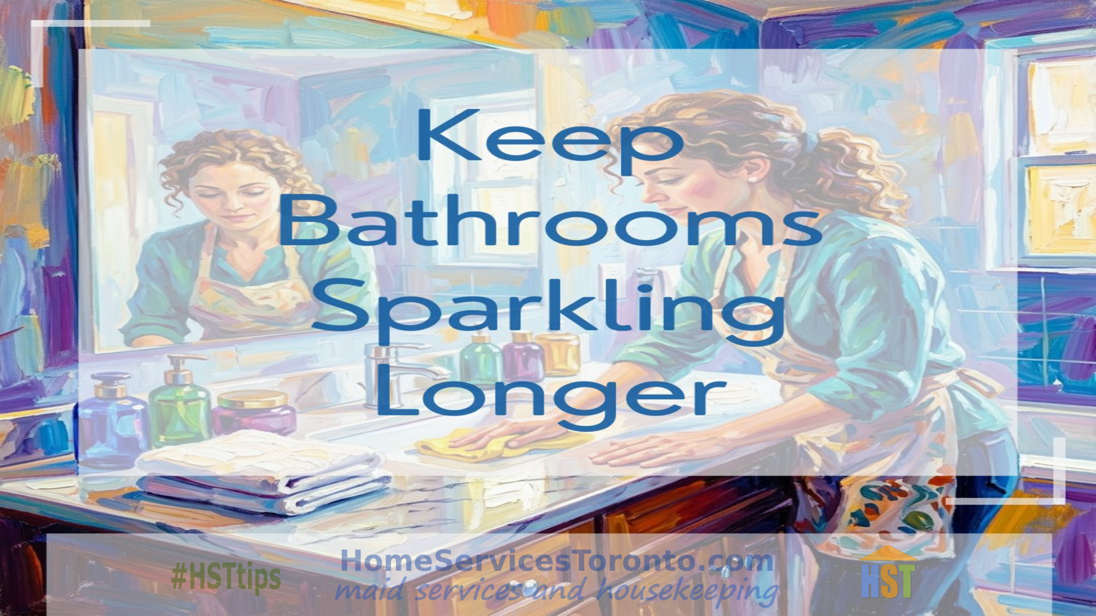 Sparkling clean bathroom