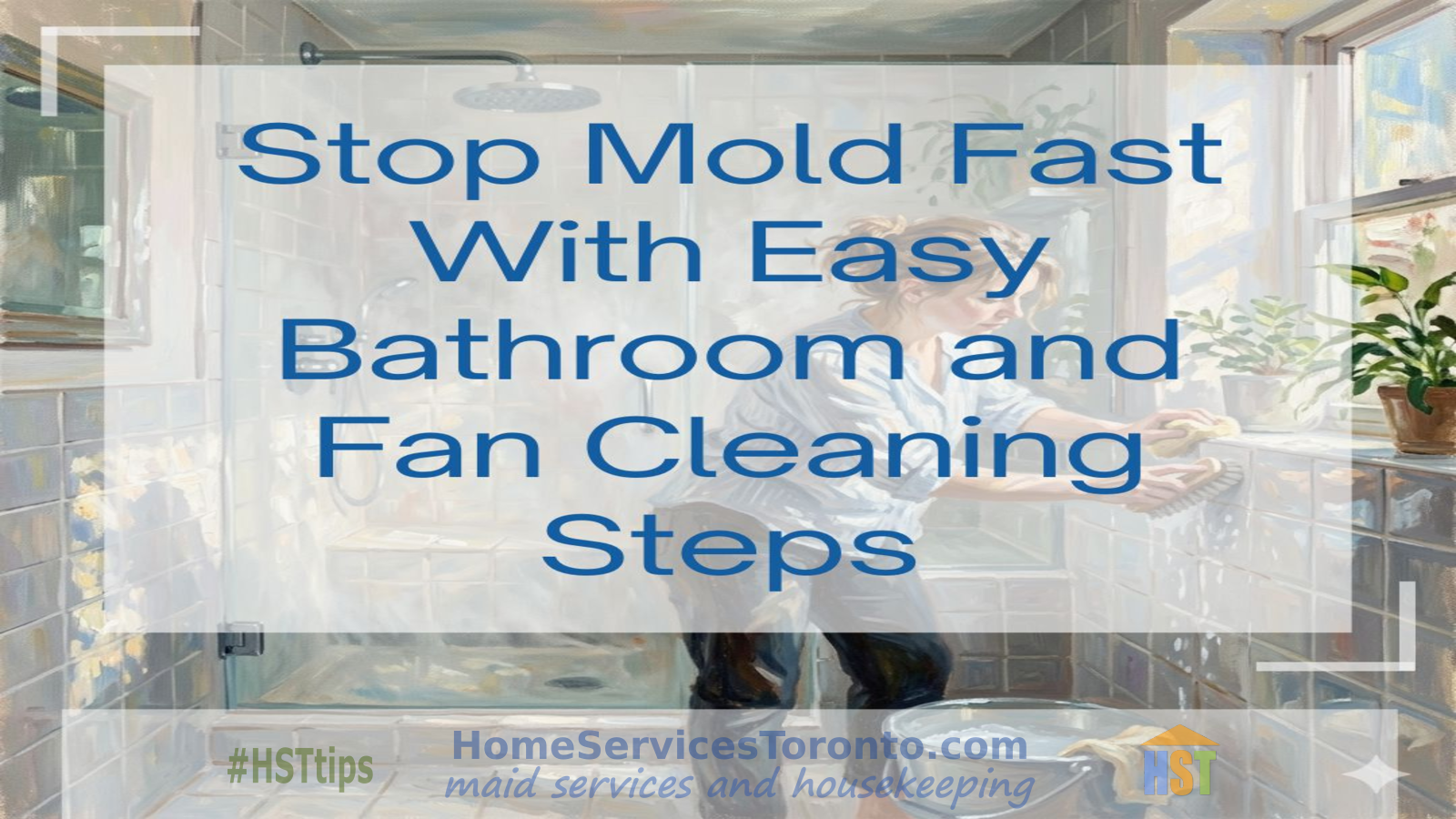 Easy bathroom mold prevention and fan cleaning