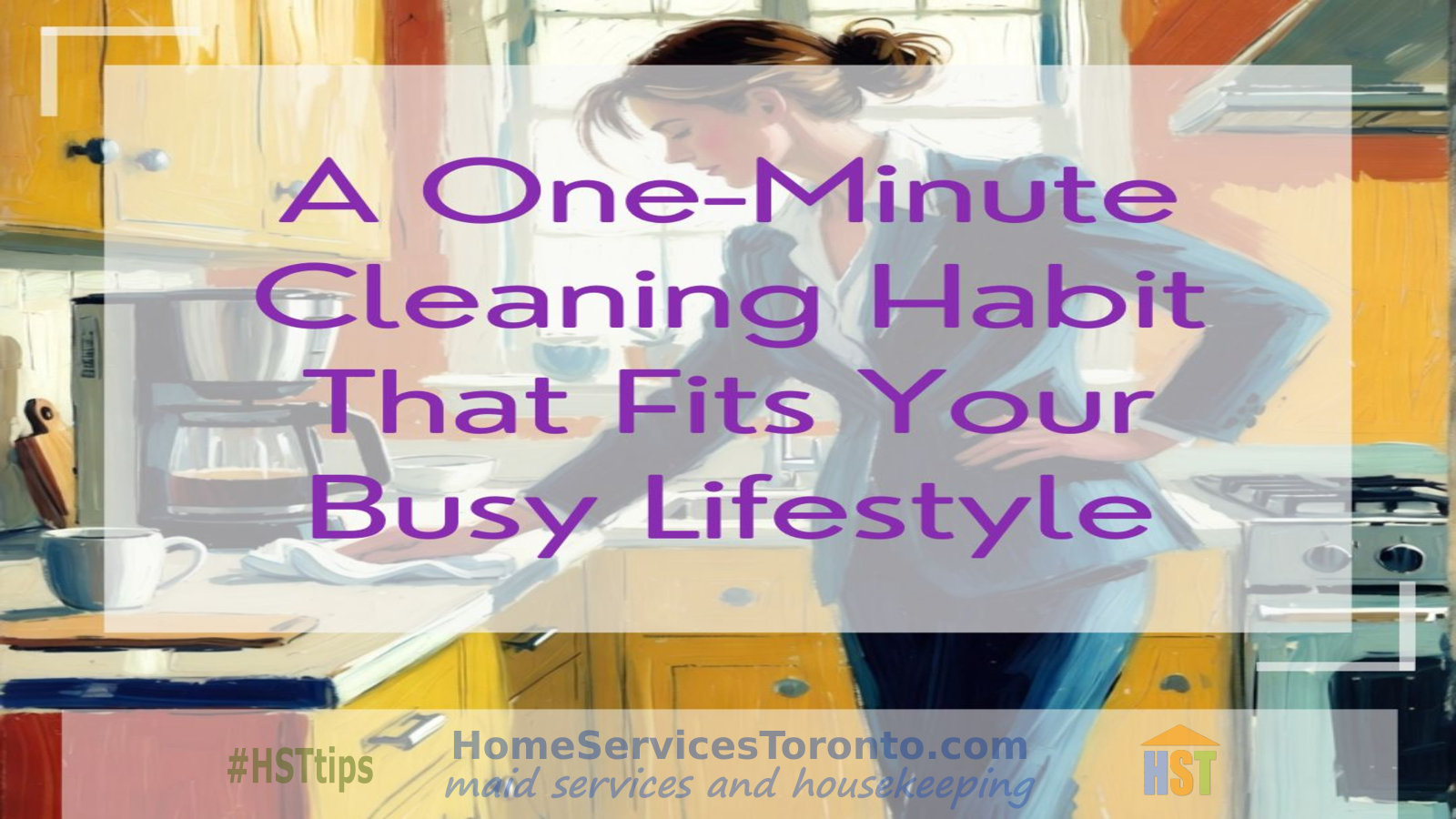 Quick daily cleaning habit for a tidy home