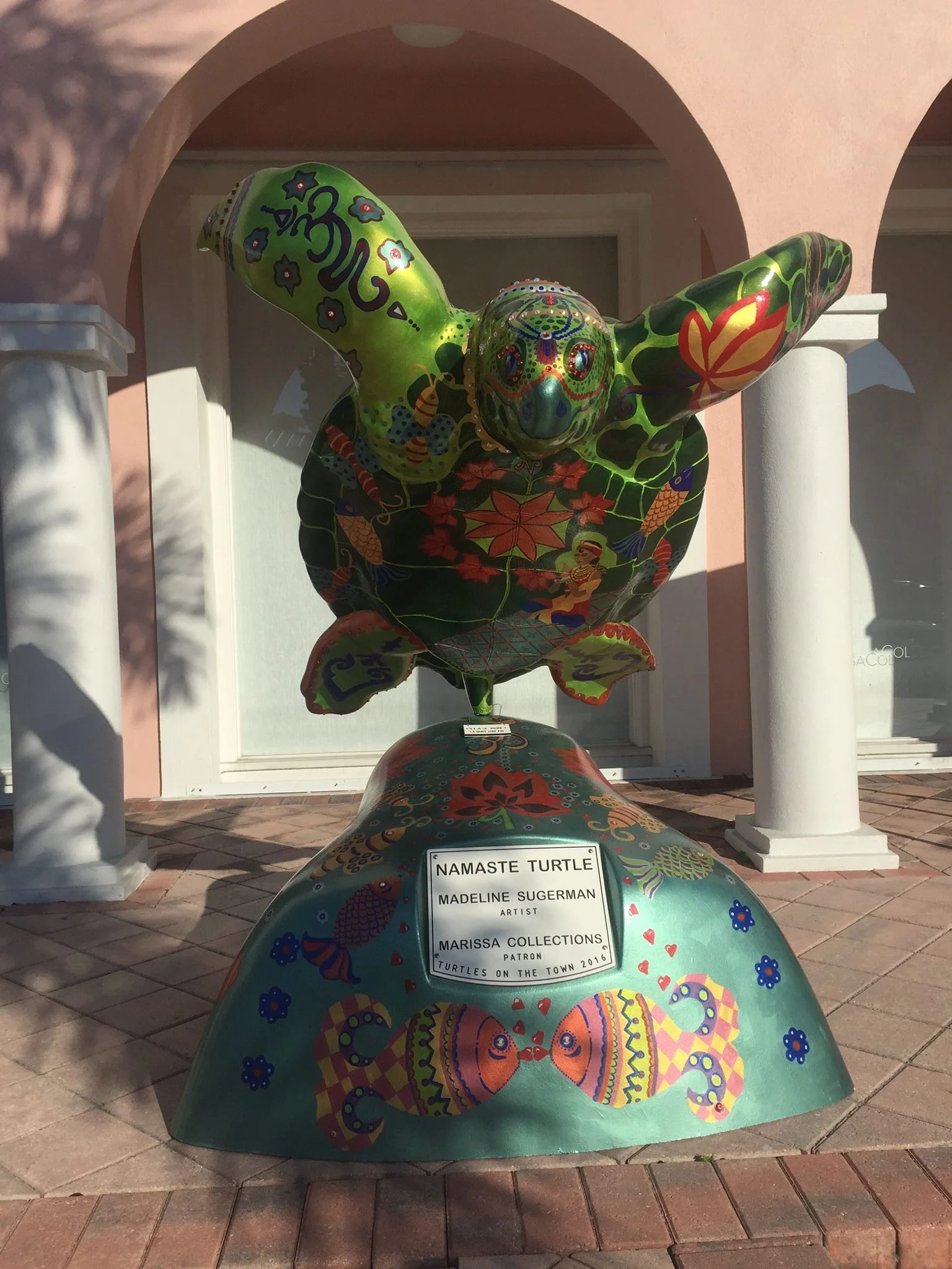 TURTLES ON THE TOWN- Namaste Turtle