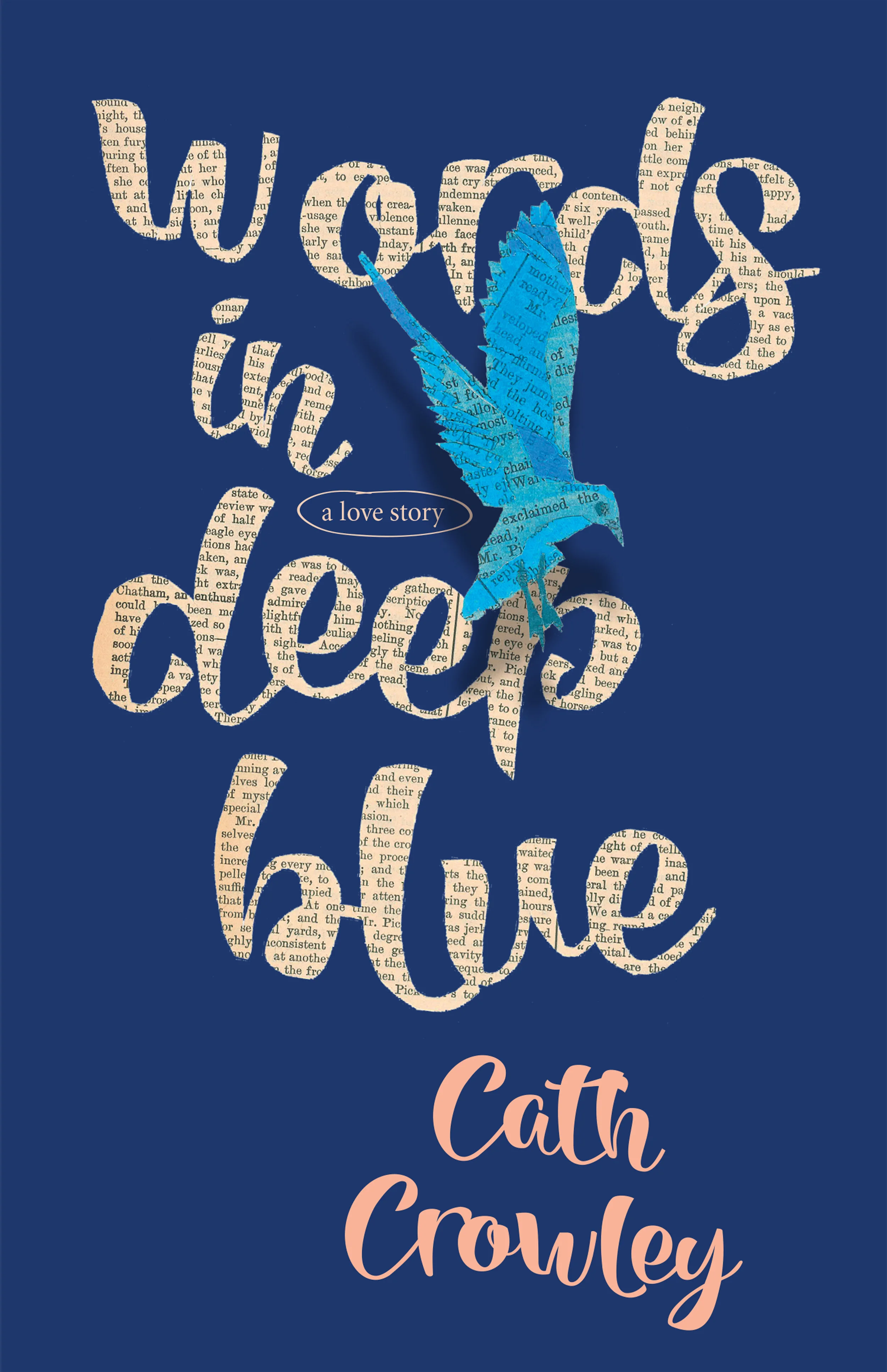 client Pan Macmillan Australia project Words in Deep Blue by Cath Crowley | book cover