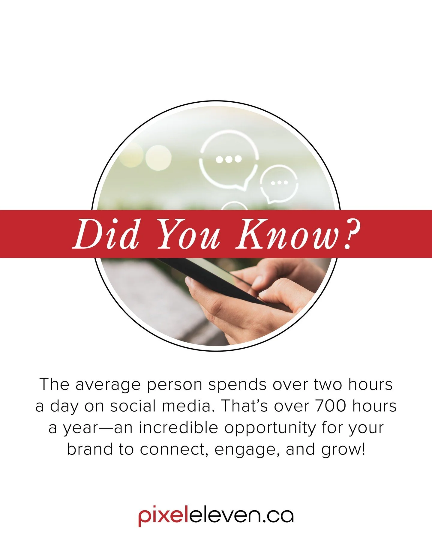 700+ hours a year! That&rsquo;s how much time the average person spends on social media. Is your brand showing up where your audience is? 👀💡 Don&rsquo;t miss out on the opportunity to connect, engage, and grow! 📱✨ 

#BrandGrowth #2025 #DigitalMark