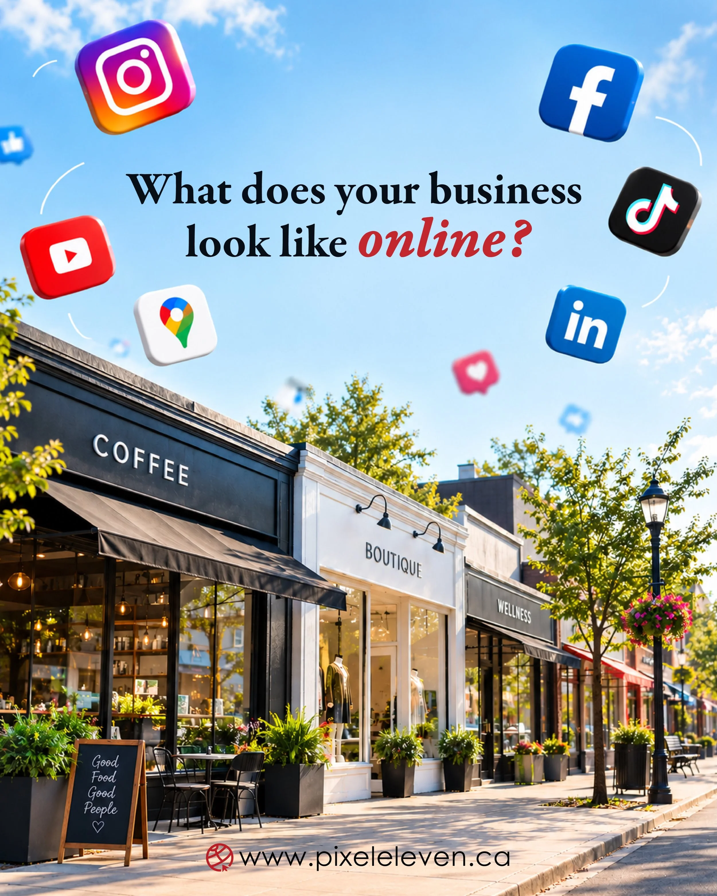 Before someone calls you, visits you, or does business with you, there&rsquo;s a good chance they&rsquo;ve already looked you up.

Your website. Your social media. Your photos. Your reviews.

That&rsquo;s where people often meet your business for the