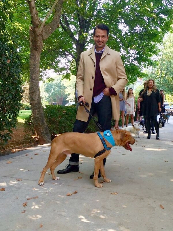Model Dr. Jarrod Daniel of Charlotte Plastic Surgery in an outfit from Tabor.&nbsp;