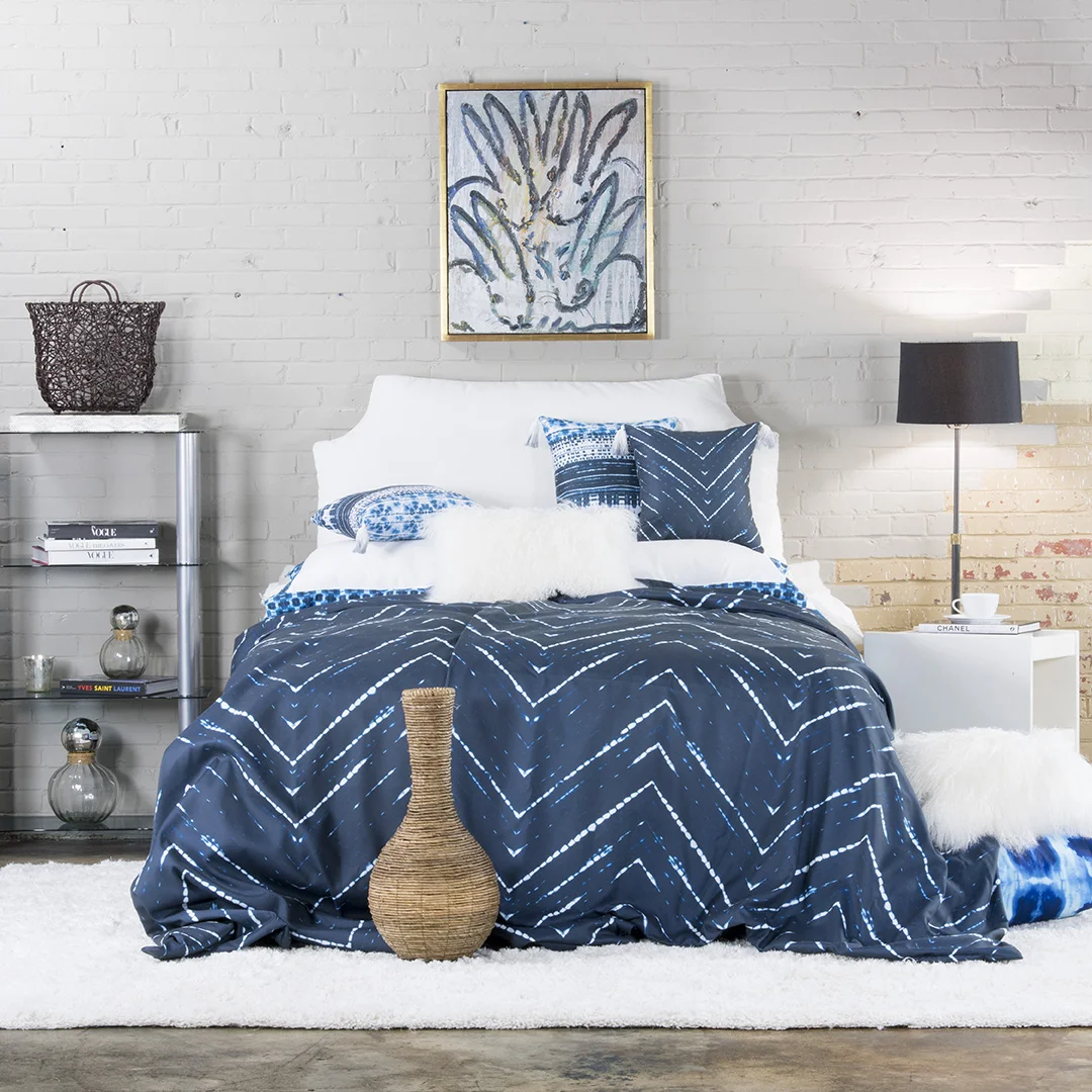 The Mariko bedding collection from LeighDeux. 
