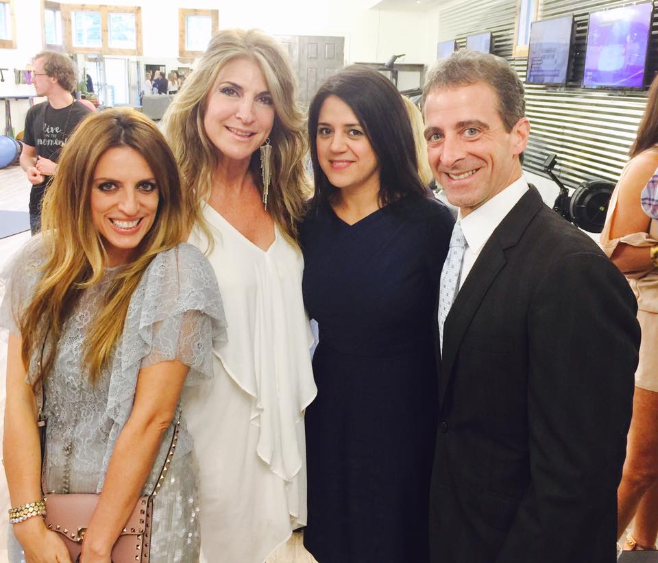 Effie Loukas and Christina Melissaris with Alexandra and Alex Myrick.