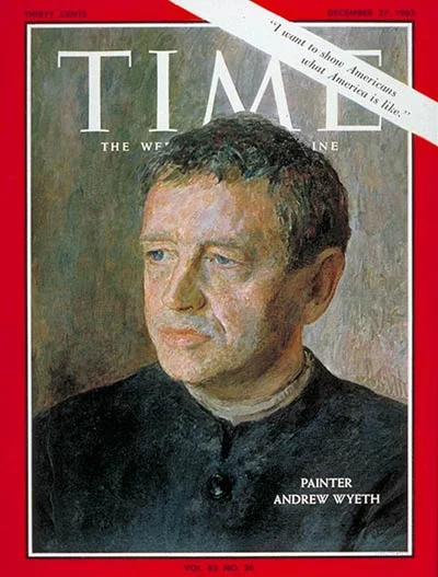 Henriette Wyeth painted this portrait of her brother, artist Andrew Wyeth, for the cover of TIME magazine in 1963. Although it's not a part of the Mint Museum Randolph's fascinating exhibit The Wyeths: Three Generations of American Art , the exhibit does feature 50 works of art from the family.