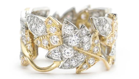 Schlumberger Four Leaves Ring, $10,500. 
