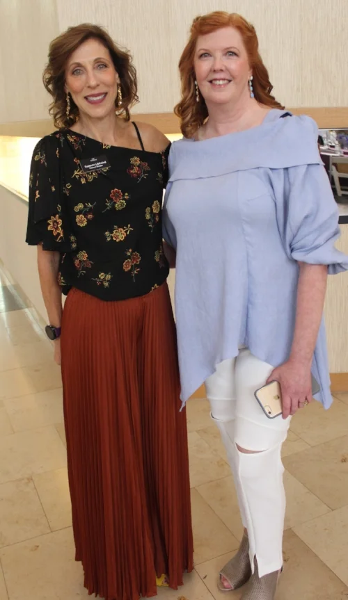 Event hosts were fashion expert Suzanne Libfraind, the exclusive personal shopper for SouthPark Mall; and Olivia Fortson, Publisher of The O Report. Suzanne chose an outfit from Nordstrom and styled Olivia in clothing from Dillard's. Nordstrom and Dillard's were two of the event sponsors.