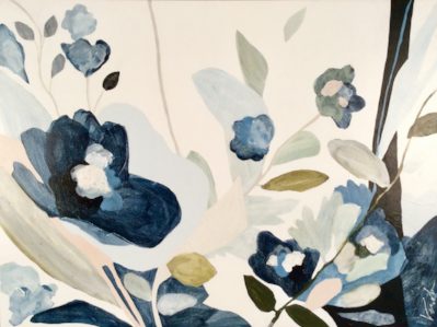 Unstoppable by Vesela Baker is one of the works on view through June 1 at the Botanica exhibit at Anne Neilson Fine Art.