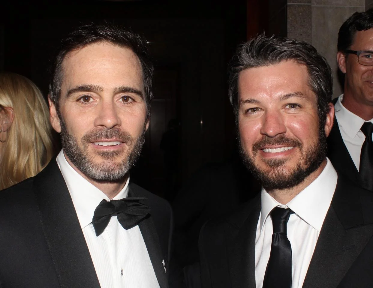 NASCAR champions Jimmie Johnson and Martin Truex Jr.
