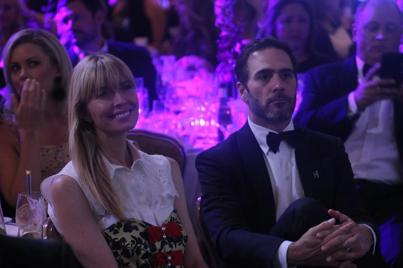 Chandra and Jimmie Johnson