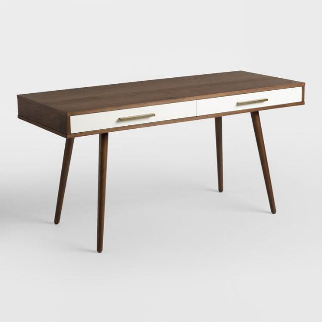  Wood Mid Century Zarek Desk, $349.99. World Market 