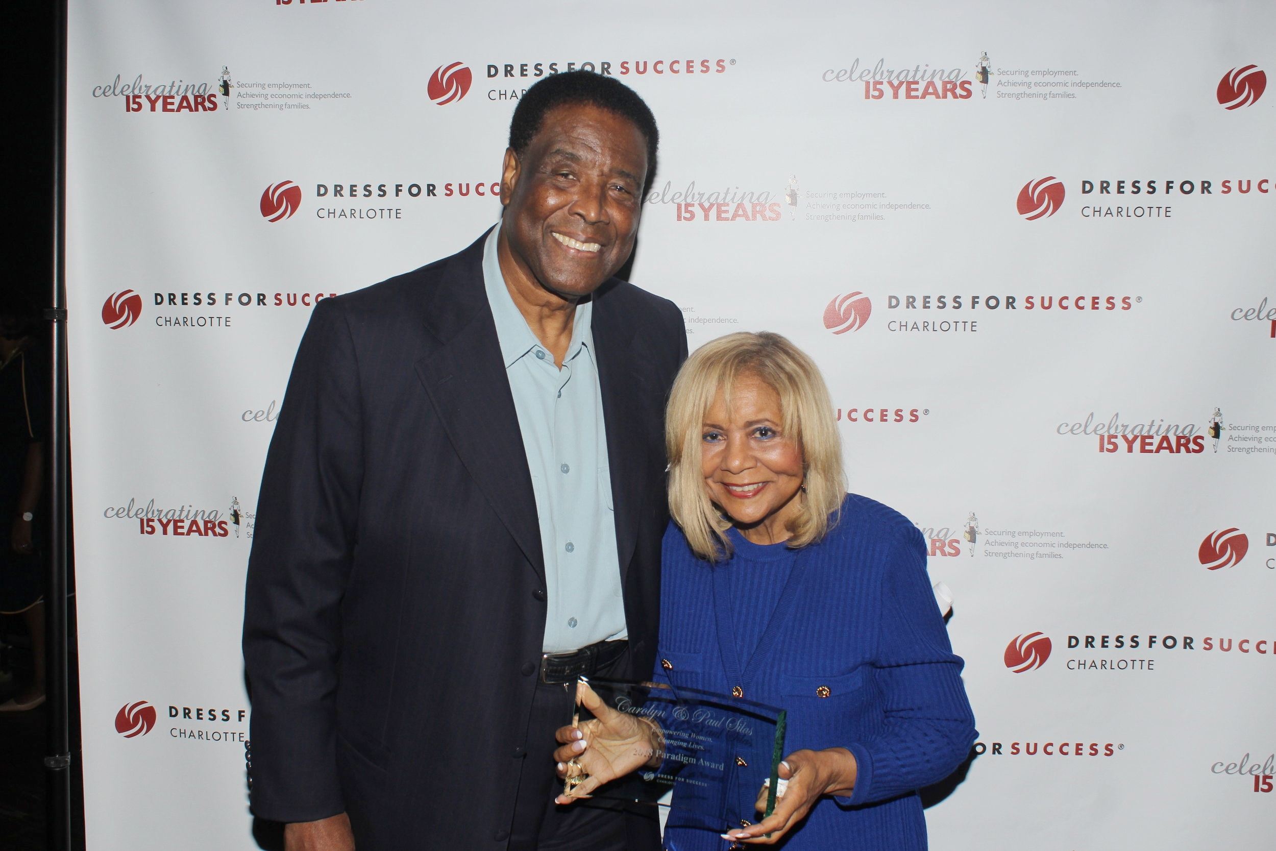 Paradigm Award winners Paul and Carolyn Silas.