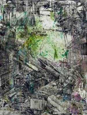 Interiors, an exhibit of works by Damian Stamer, is on view through Nov. 9 at Soco Gallery.