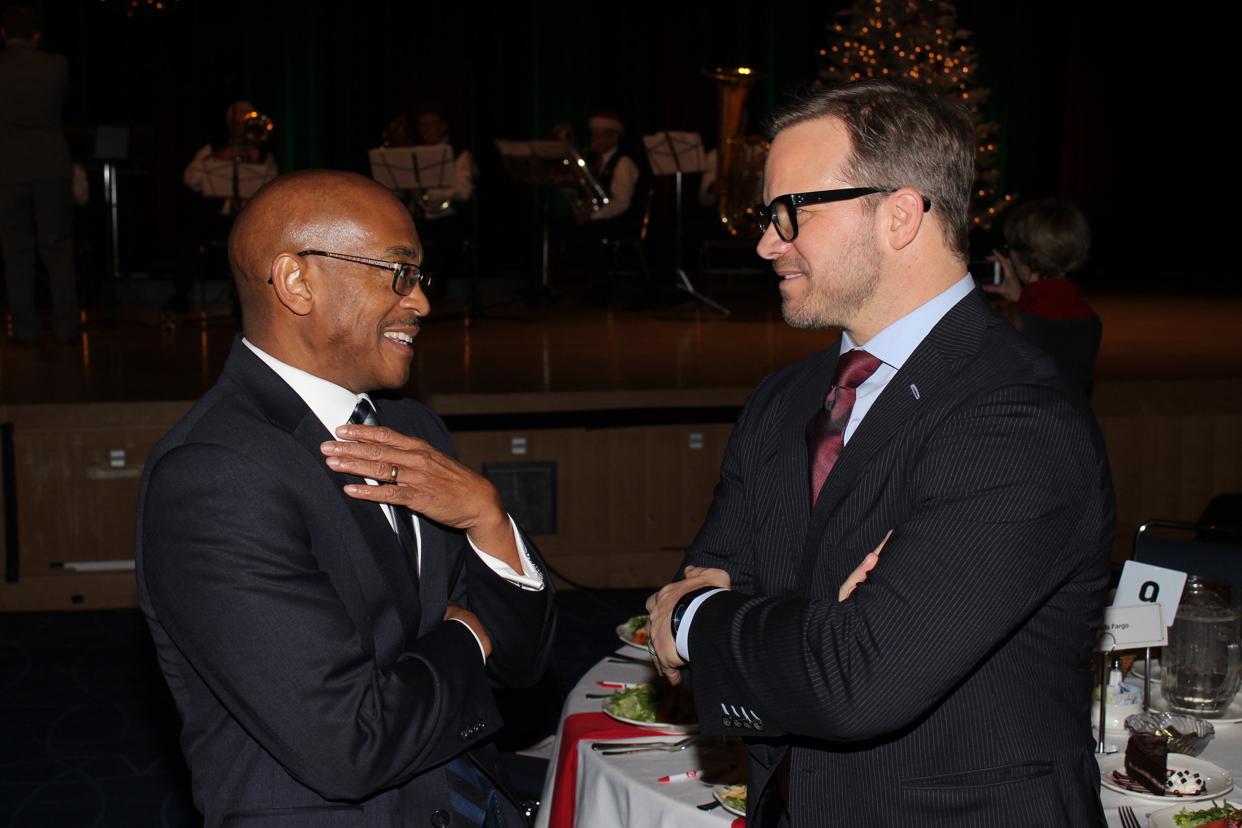  Speakers Charlotte City Manager Marcus Jones and Marcus Smith, president and CEO of Speedway Motorsports. 