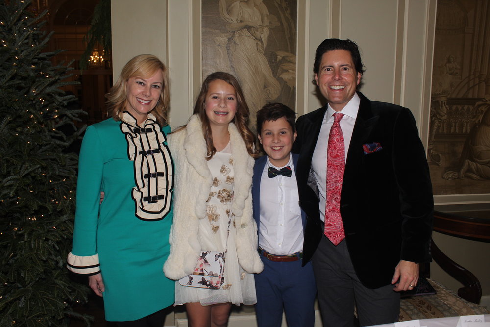  Ashley Anderson Mattei, Scott Mattei and their children were among the families at The Nutcracker Ball. 