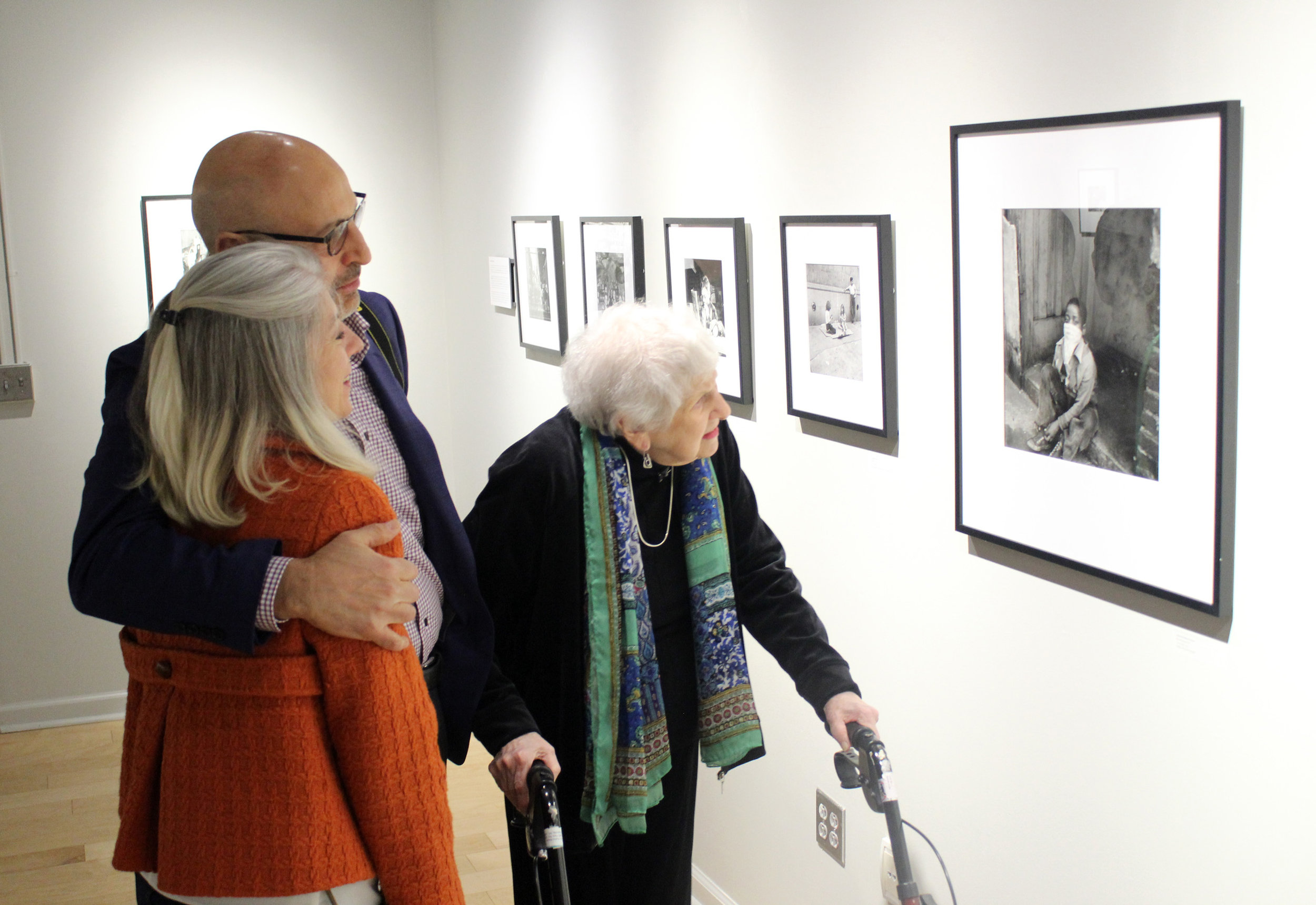  Famous photographer Sonia Handelman Meyer, 99, was the guest of honor at an exhibition of her and George Gilbert’s works at the Light Factory.   