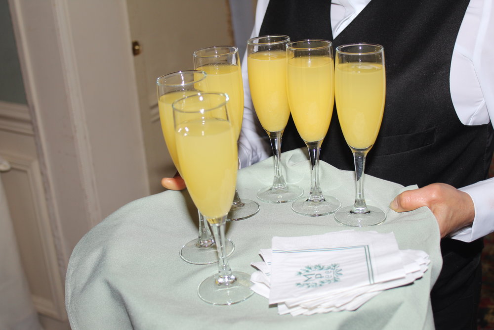  Guests were offered Mimosas   
