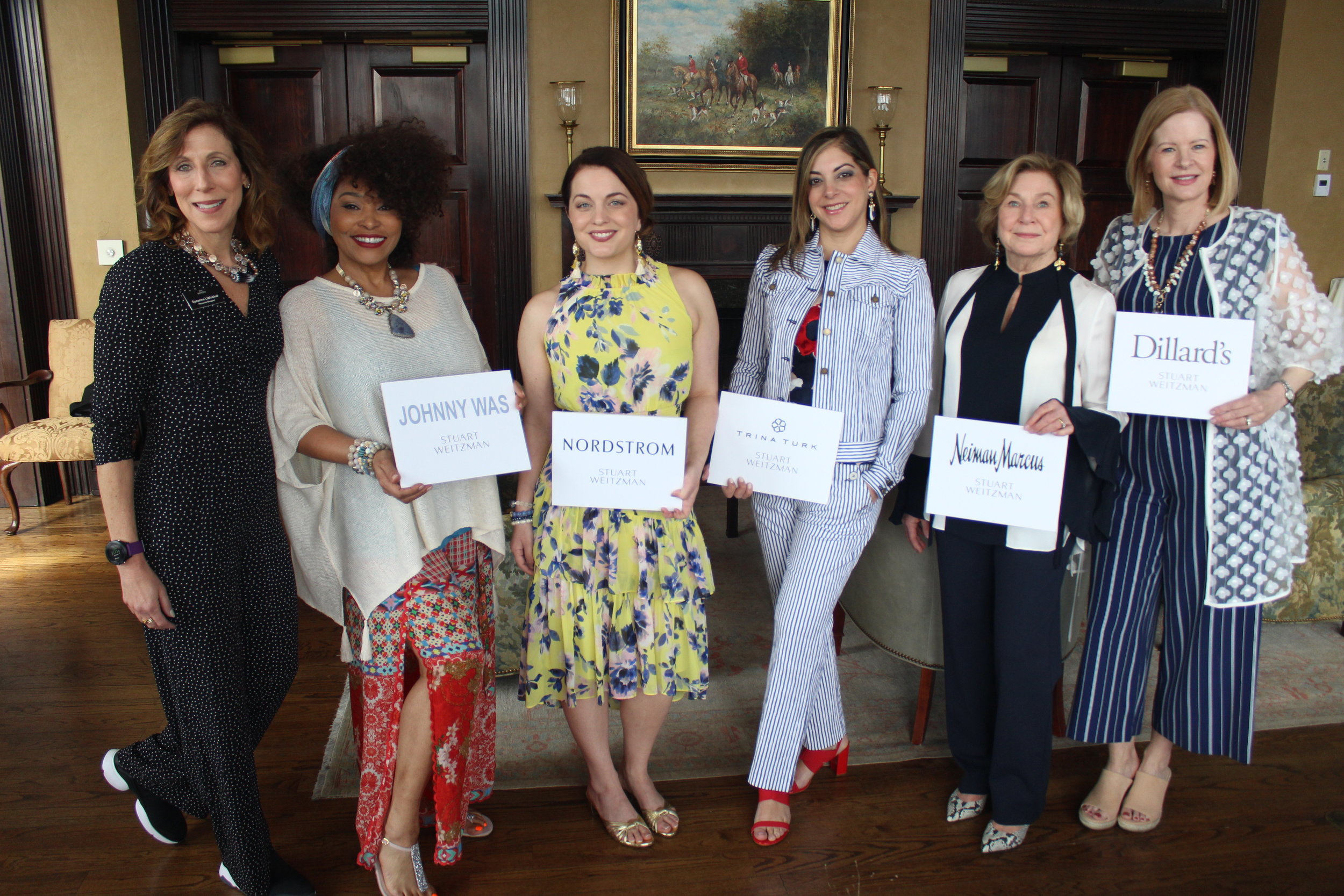  SouthPark Mall’s personal shopper Suzanne Libfraind, left, styled all the models 