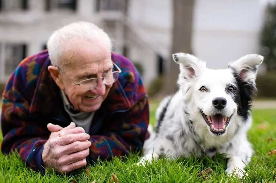 Dr. John Pilley and Chaser during their many happy times together.