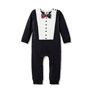  Harajuku Mini Baby Boys' Long Sleeve Crewneck Tuxedo Bodysuit, $16.  