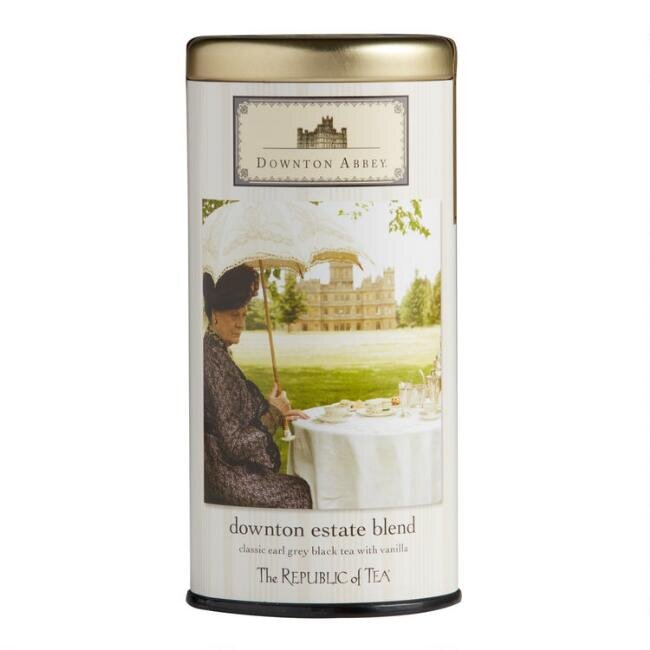  The Republic of Tea Downton Abbey Estate Blend Tea Tin, $12.99. 