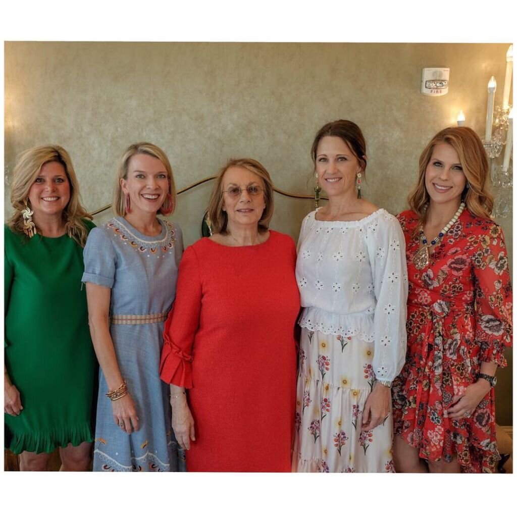 Nina Campbell, center, is one of the world’s most influential interior designers. She was the speaker at the Mint Museum Auxiliary’s Room to Bloom Decorative Arts Symposium.