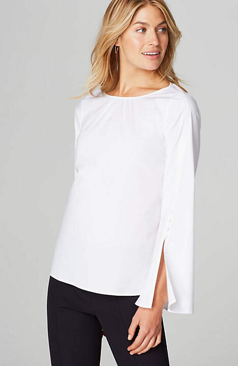  Flared-Sleeve Top, $89. 