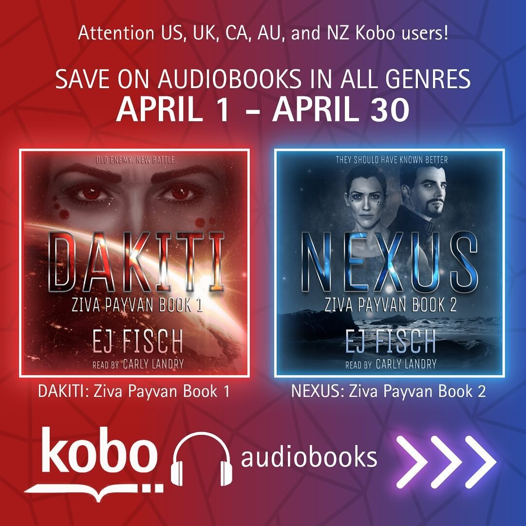 Hey Kobo users, looking for new audiobooks? Check out the Stock Up Your Listening Library sale, which runs all month long and includes books of all genres. All titles are discounted to $12.99 or less. If space opera spy thrillers strike your fancy, c
