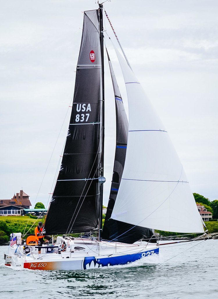 Mini Transat with a Uni-Titanium mainsail.