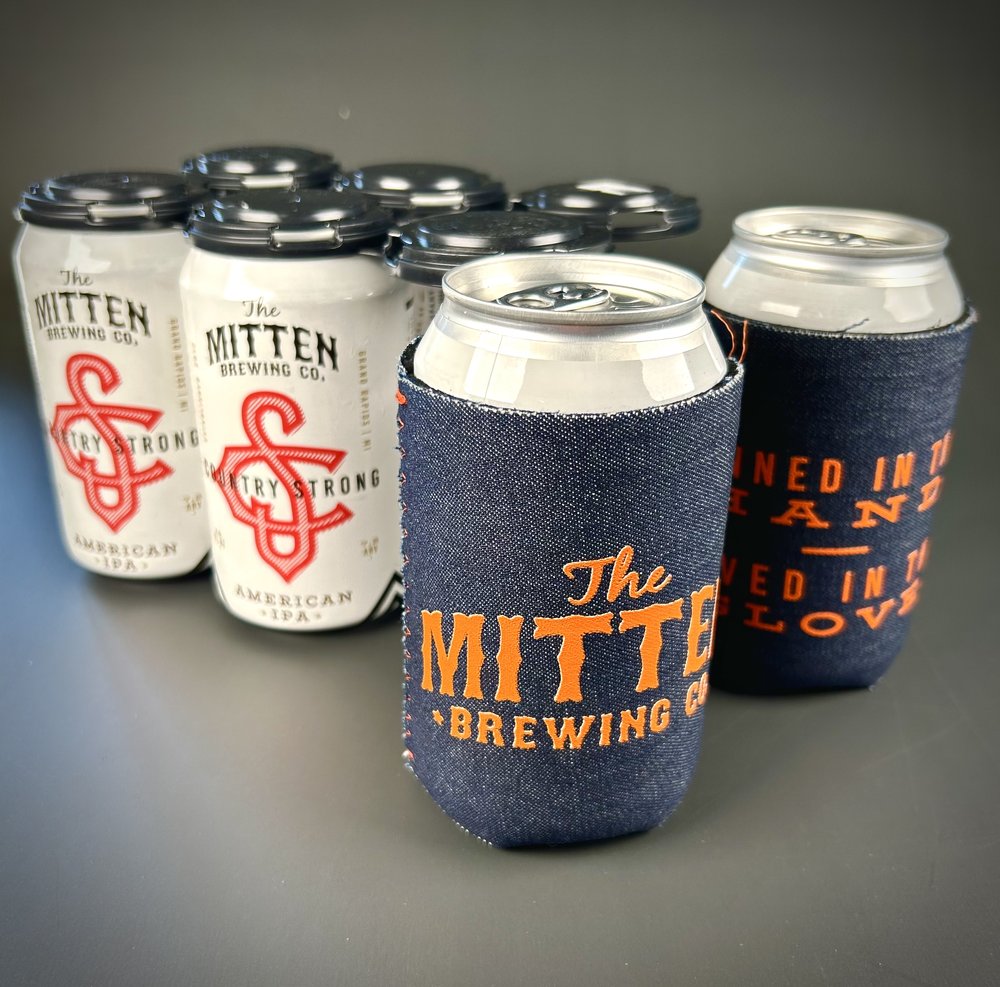 Mitten Can Koozie — The Mitten Brewing Co.