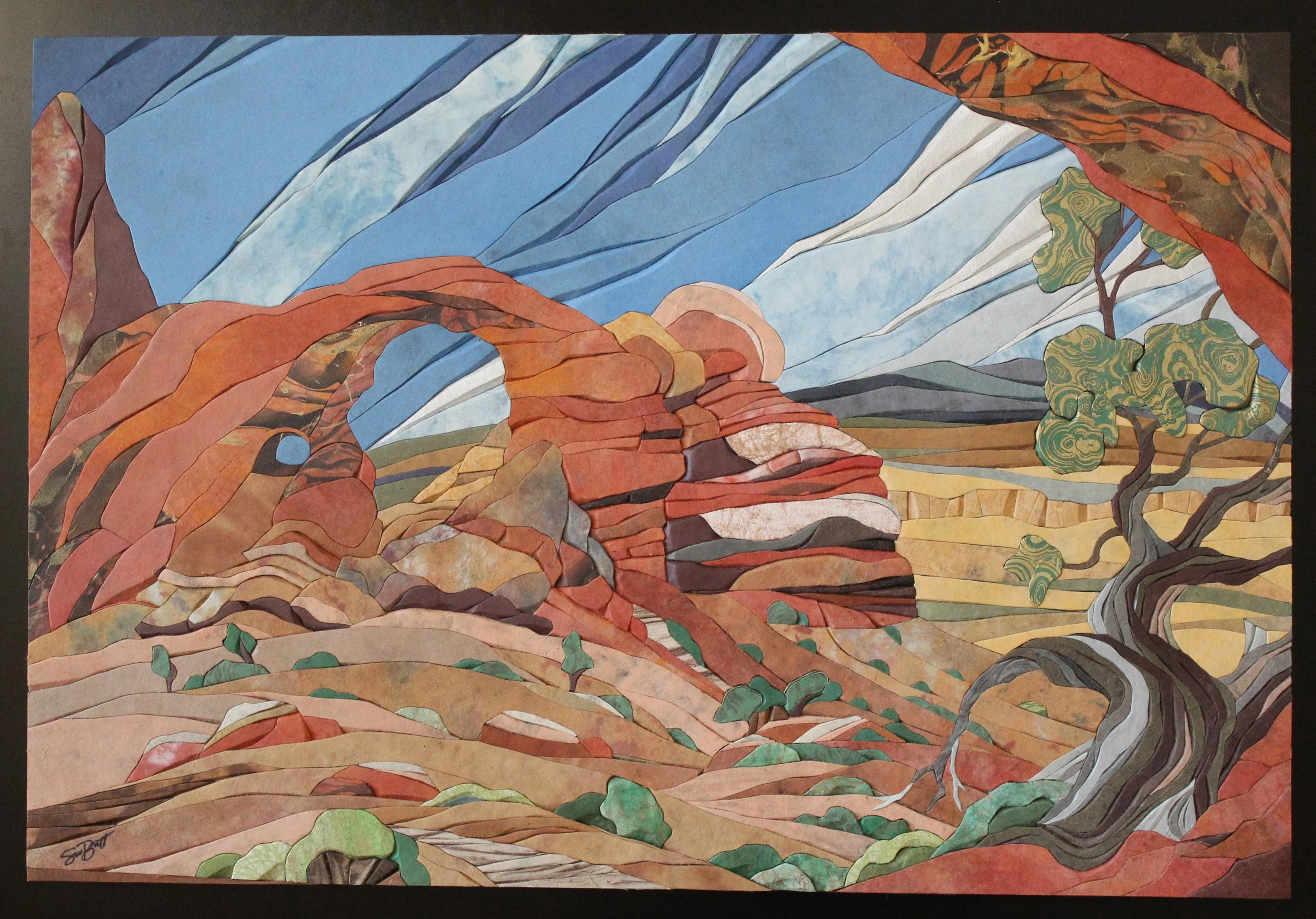 Arched Stone and Sky