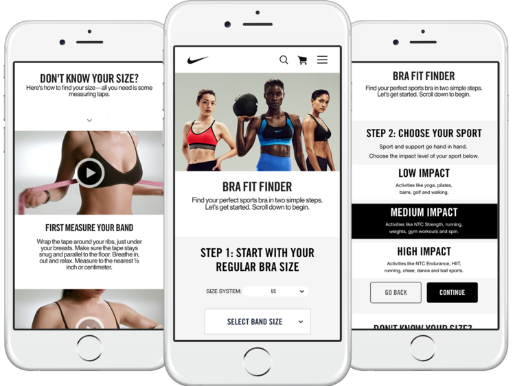 NikeWomen Bra Finder — Tahirah Writes