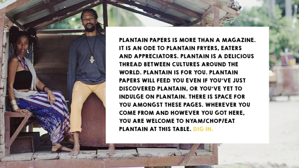 A man and a woman sitting inside a rustic wooden structure, with a block of text overlaid on the right side of the image.