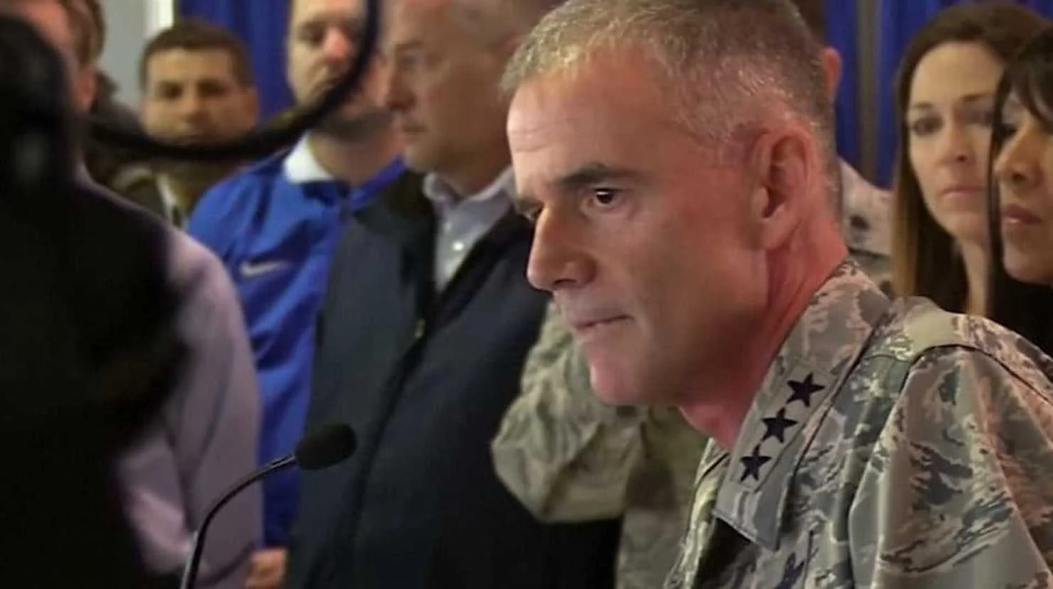 Lt. Gen. Jay Silveria addresses the US Air Force Academy and its prep school about racial slurs found on the dormitory message boards of some black students.