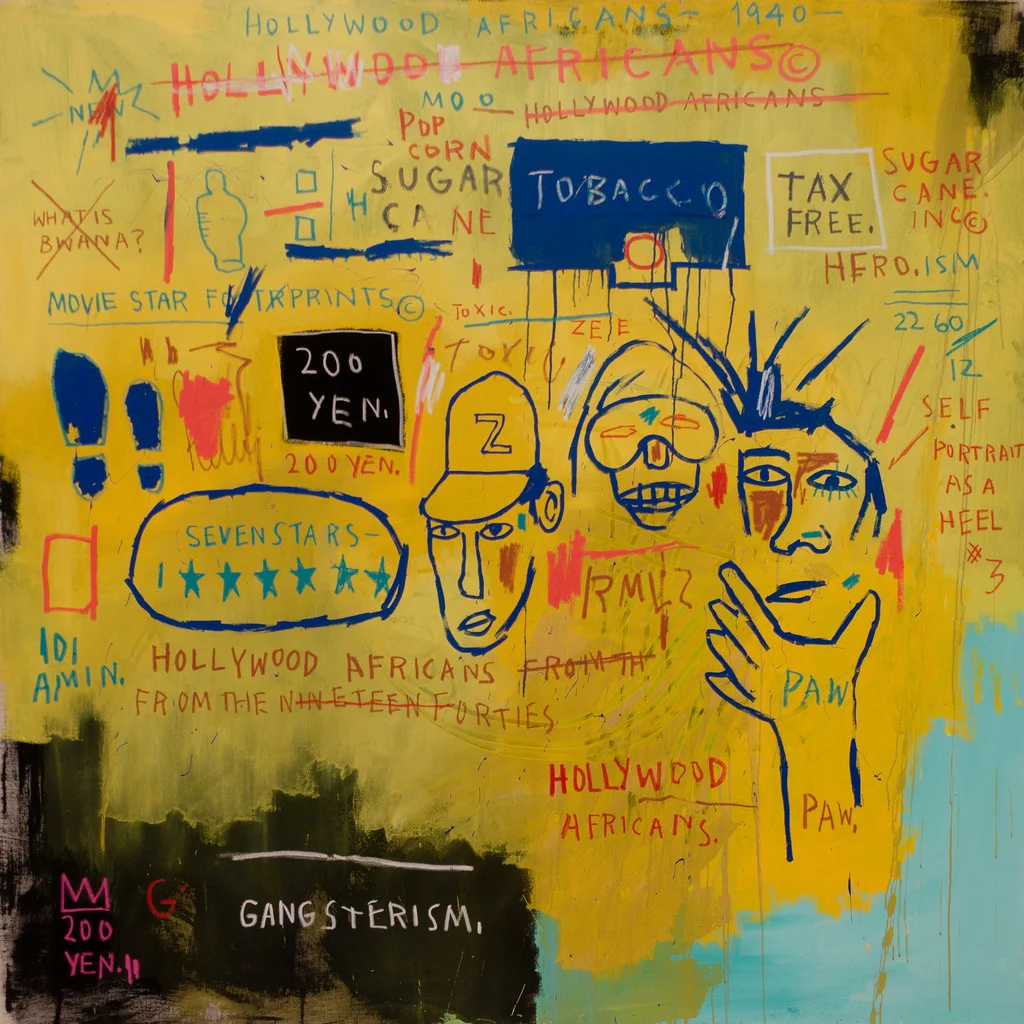 Jean-Michel Basquiat, "Hollywood Africans," 1983. Photo credit: Sharon Mollerus