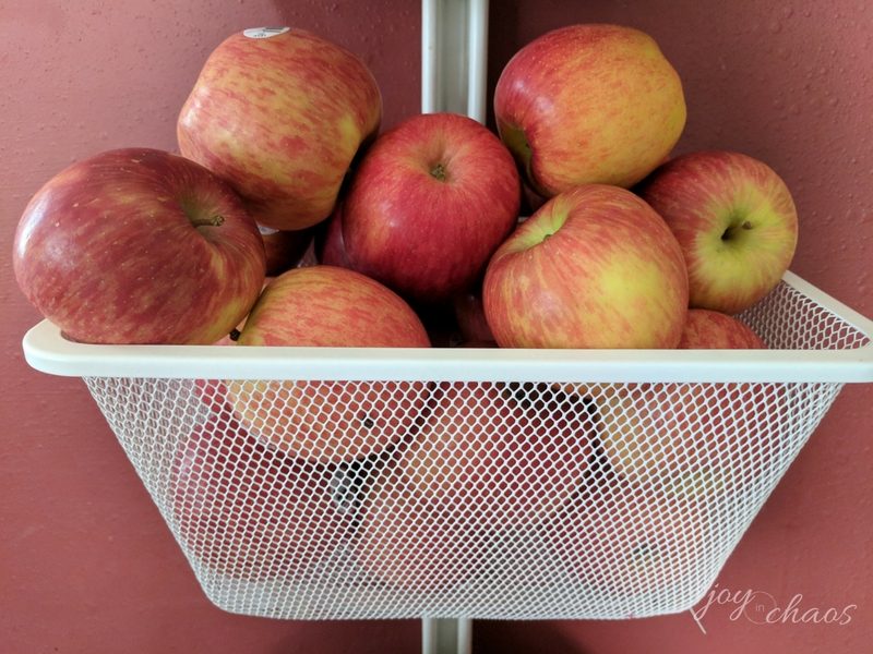 I forgot to snap a photo in the store so here's all the apples in our apple bin :D 