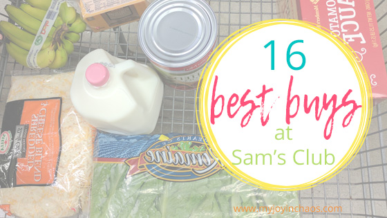  what to buy at Sam’s Club 
