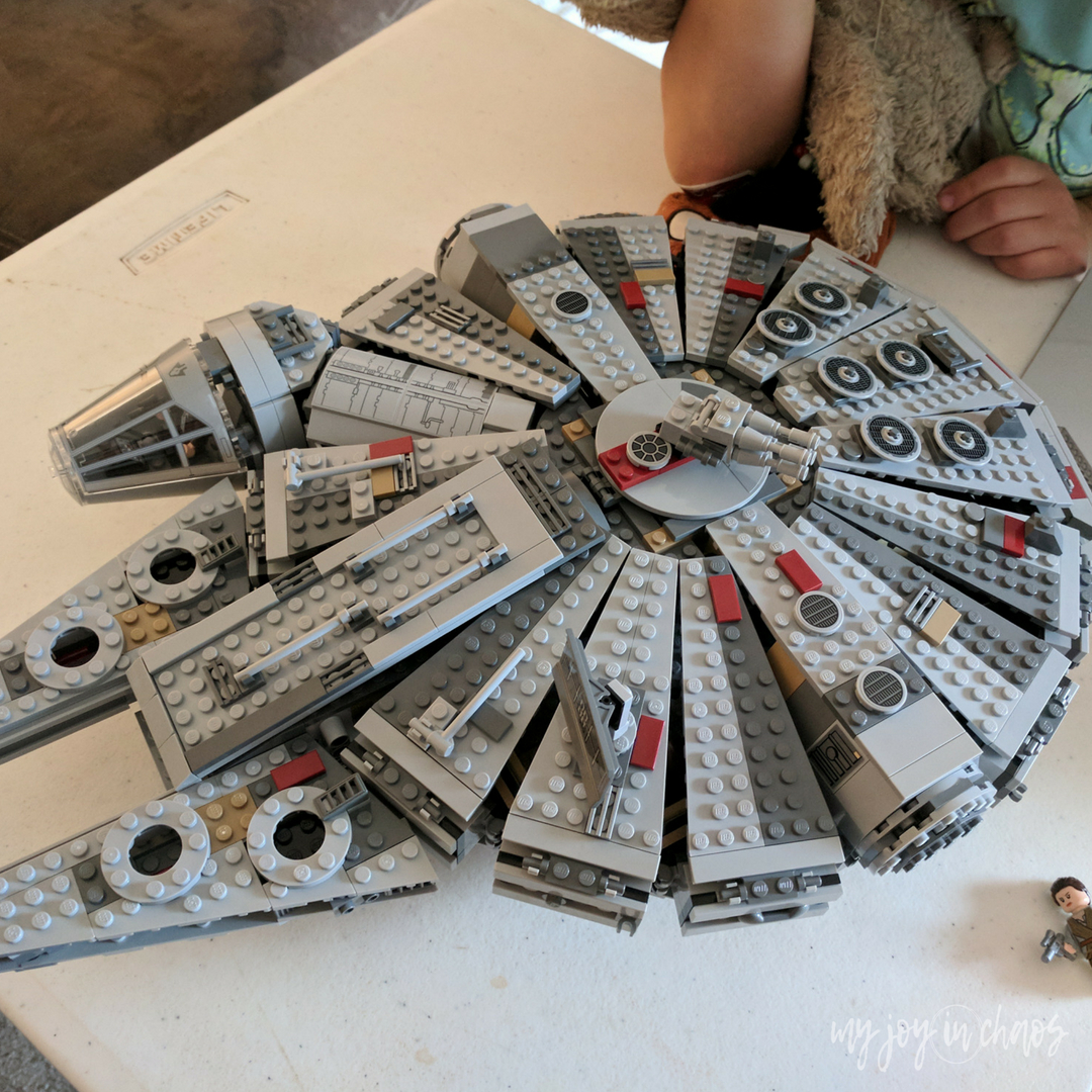 lego millenium falcon - find a shared hobby to keep your marriage fun