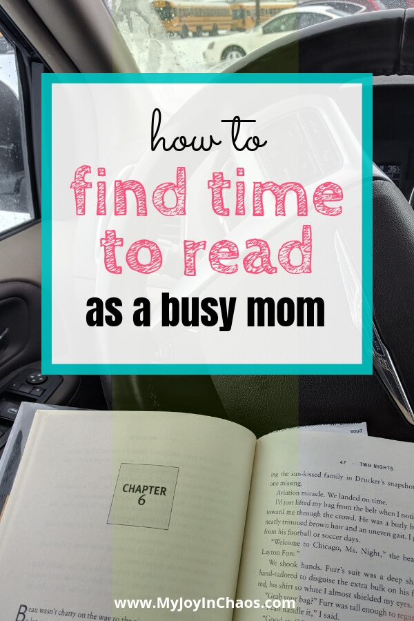  find time to read in the car while waiting 